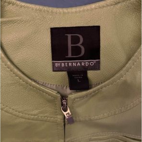 Lime Green Leather Jacket - Picture 2 of 5